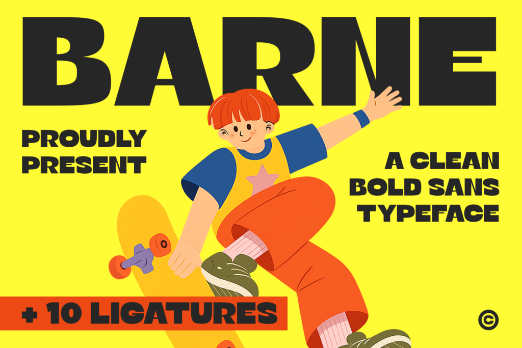 Barne - Bold Sans Display Font