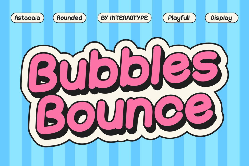 Astacala - Playfull Rounded Display Font