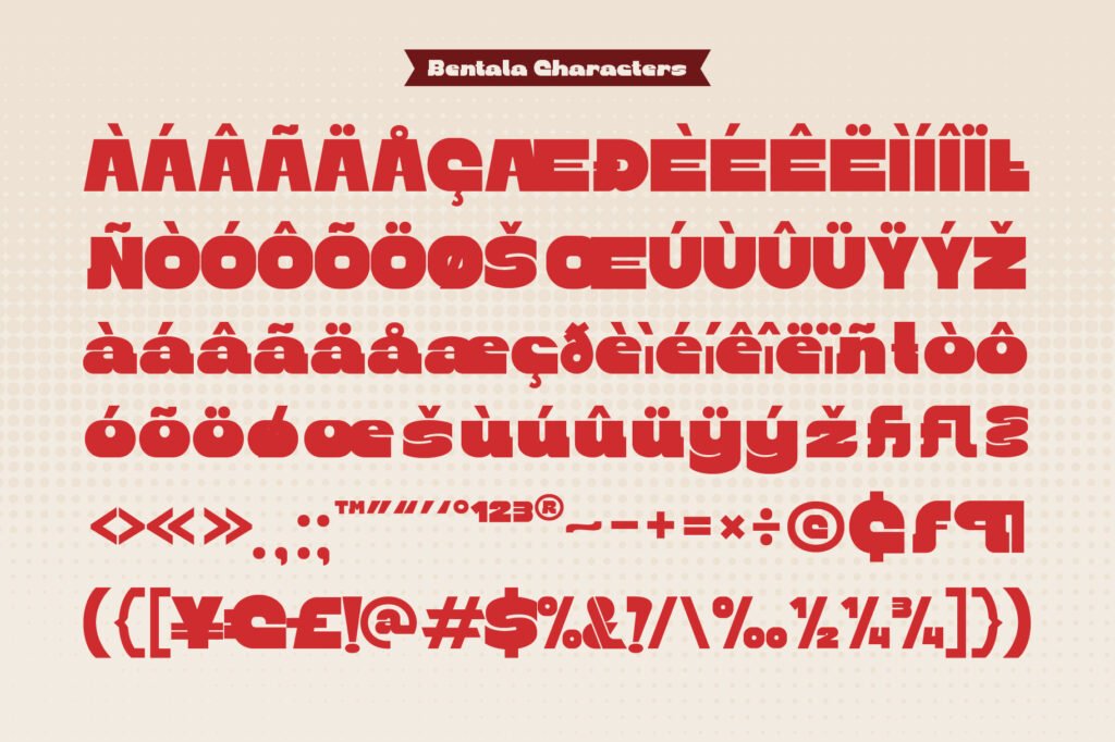 Bentala - Sans Display Font
