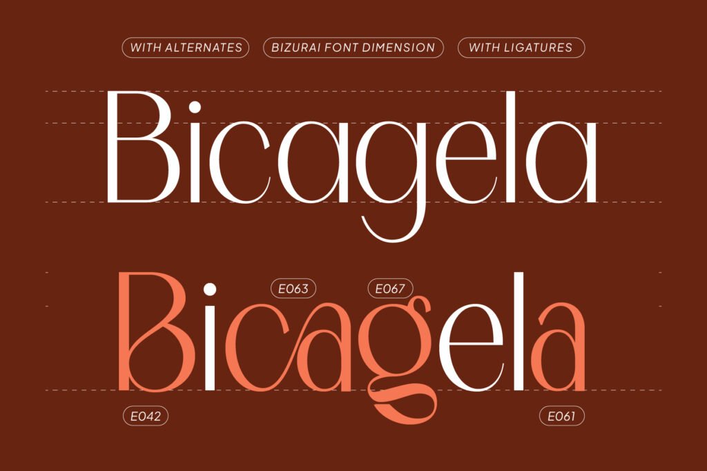 Bizurai - Elegant Stylish Sans