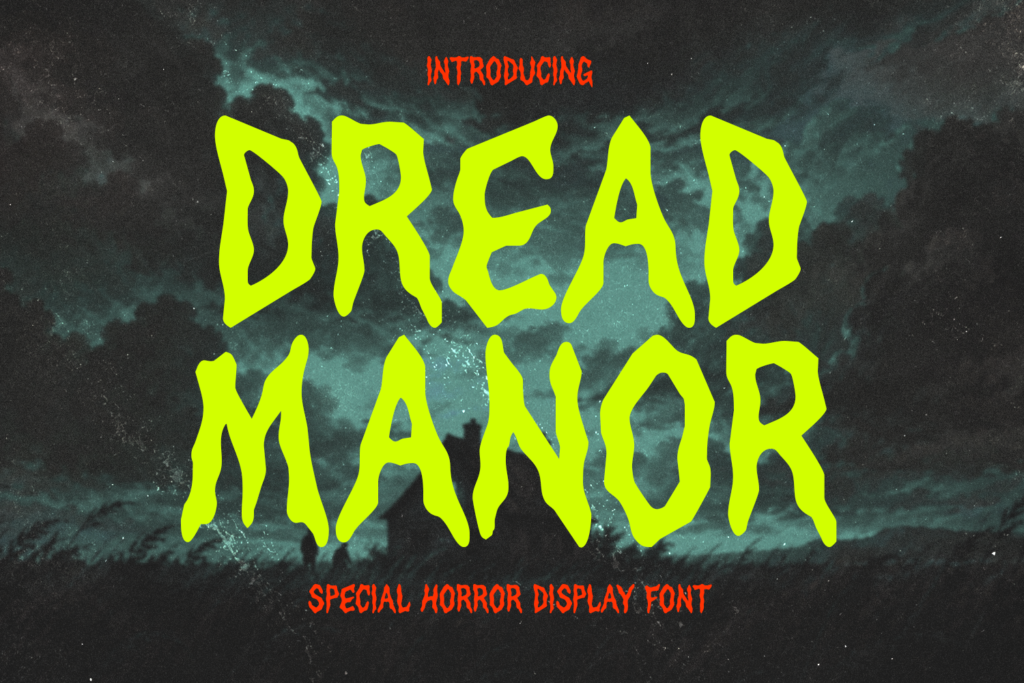 Dread Manor Display Font