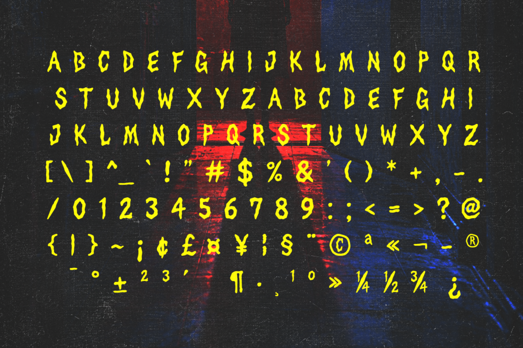 Dread Manor Display Font