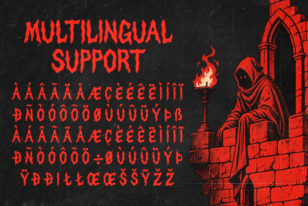 Dread Manor Display Font