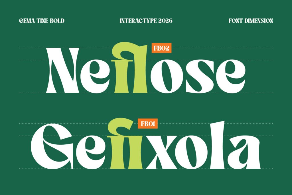 Gema Tine - Bold Serif Display Font