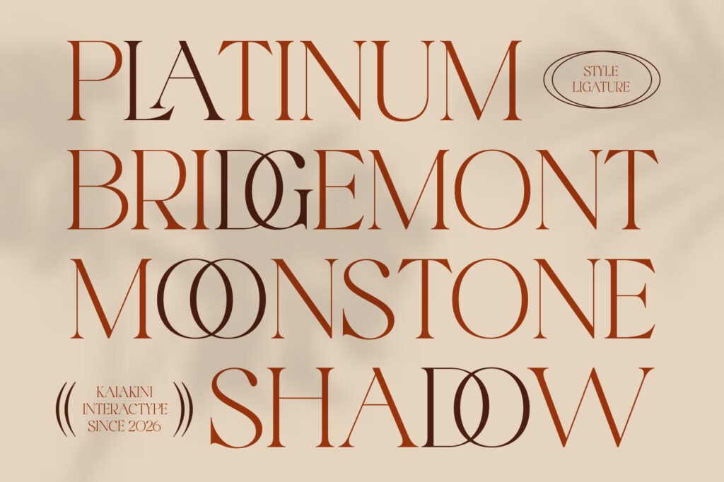 Kalakini - Elegant Serif Typeface