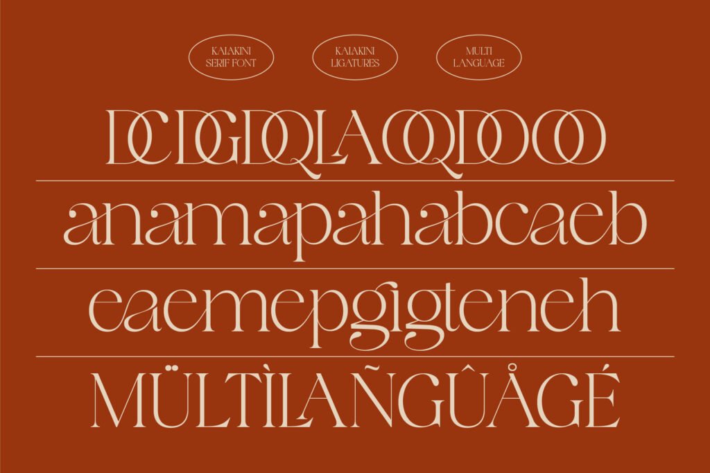 Kalakini - Elegant Serif Typeface