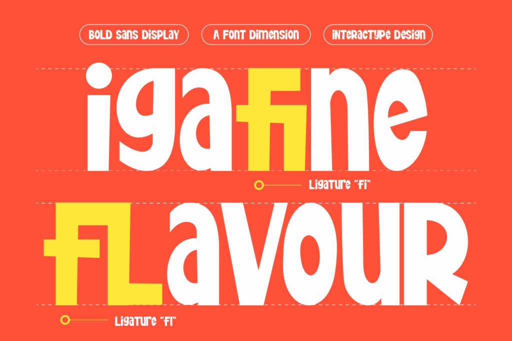 Nedeleine - Sans Bold Playful Display Font