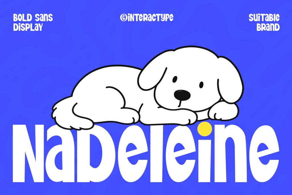 Nedeleine - Sans Bold Playful Display Font