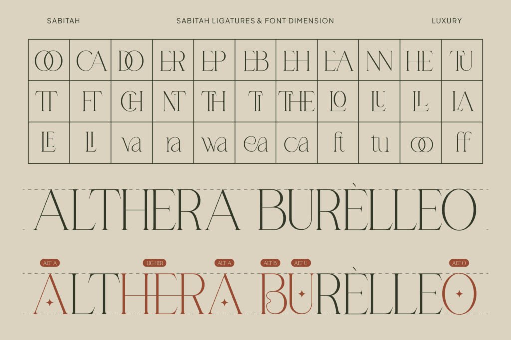 Sabitah - Minimal Serif