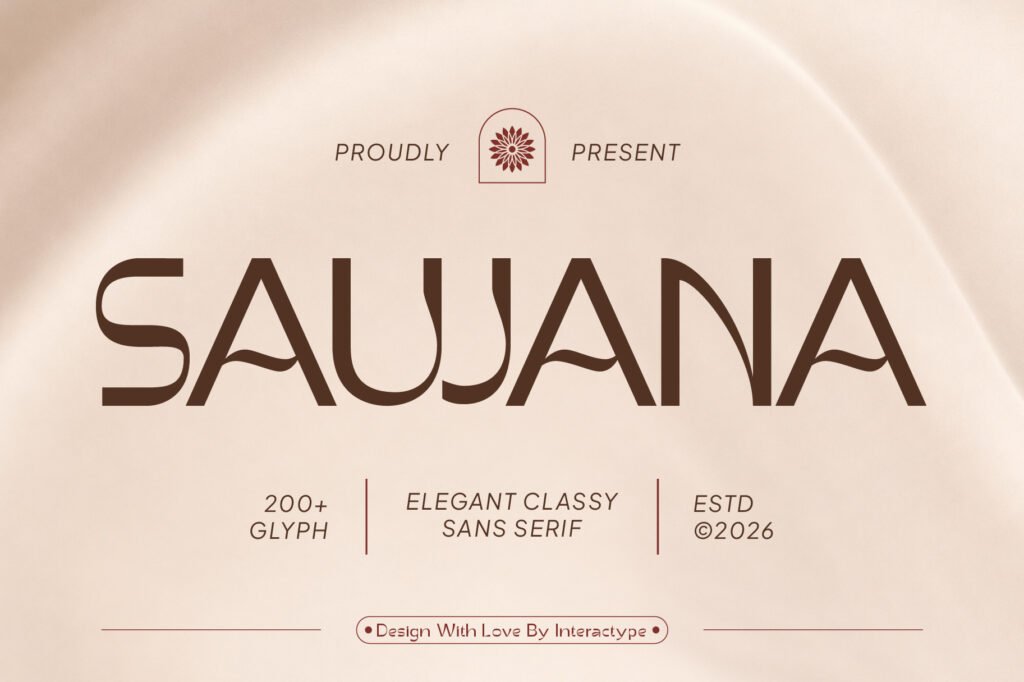 Saujana - Elegant Sans Typeface